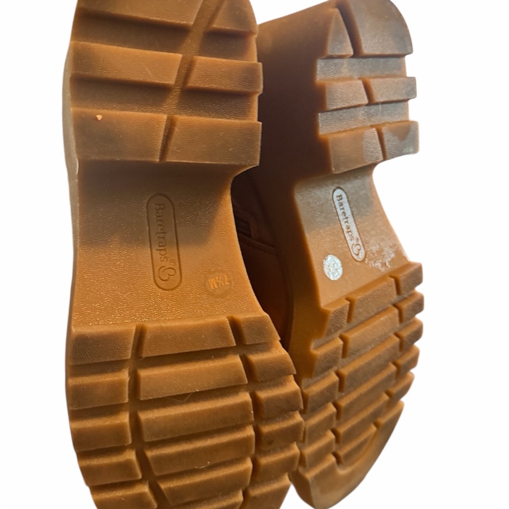 Bare Traps 7.5 Draya Chelsea Boot Leather Wore 1x Brown - Picture 6 of 6